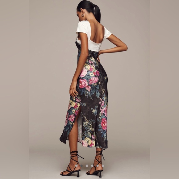 By Anthropologie twofer midi slip dress - Picture 3 of 14